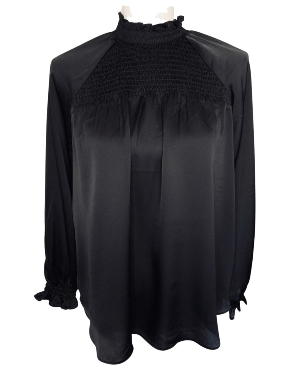 Nanette Lepore Women Black Boho Top Blouse Size Small